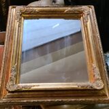 Mirror wood patina gold 58x70