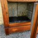 American icebox in oak and zinc – early 20th century