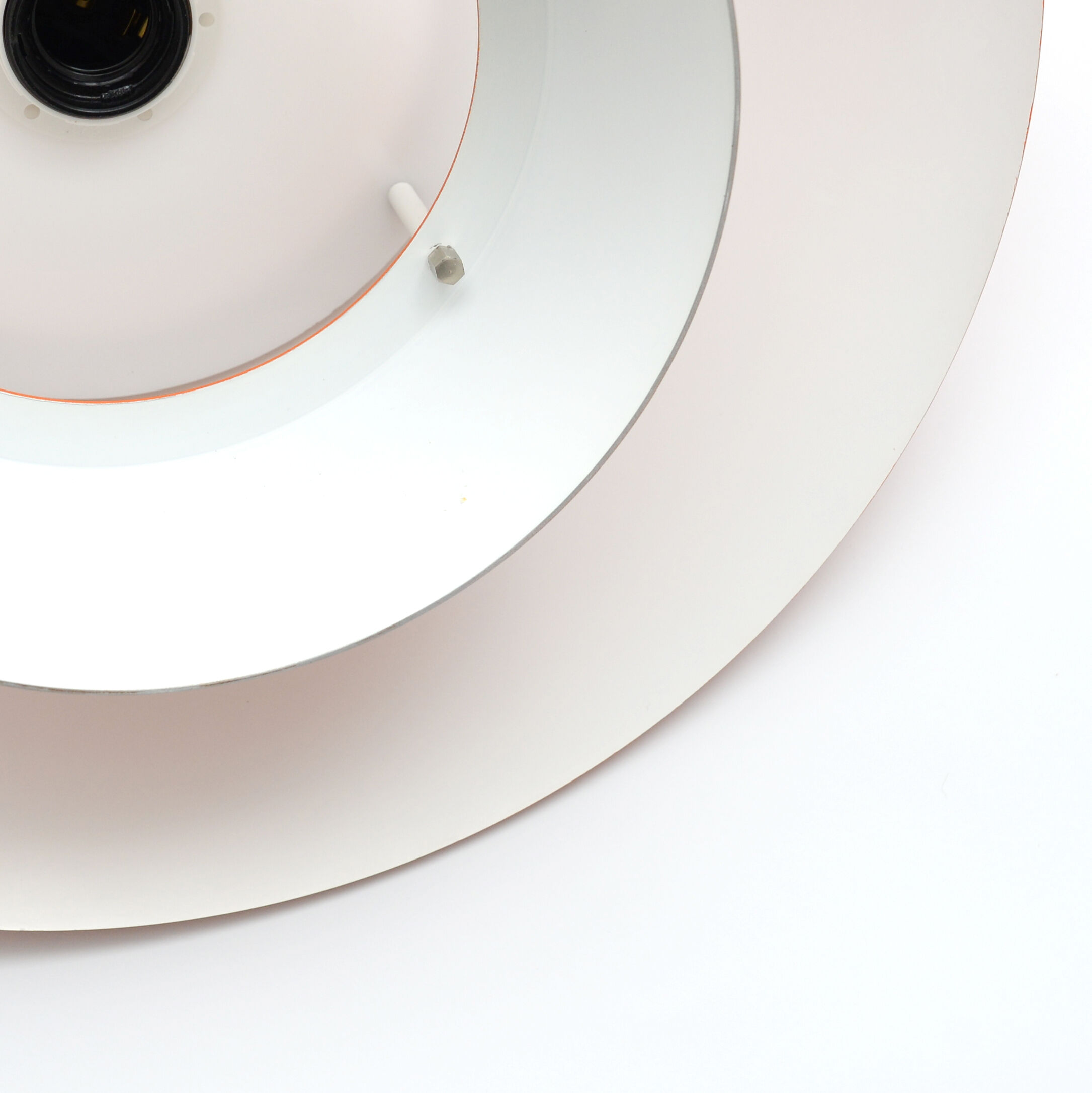 Orange vintage lamp, Denmark 1970s