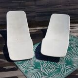 Pair of deckchairs zublena eurolax club med space age 1965