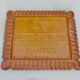 Decorative serving tray in resin, 1960s