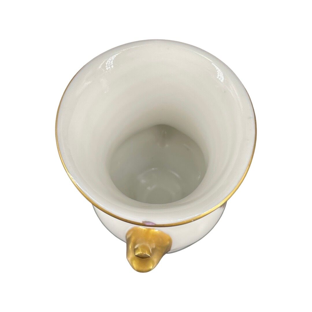 Miniature porcelain vase from Vincennes BH France