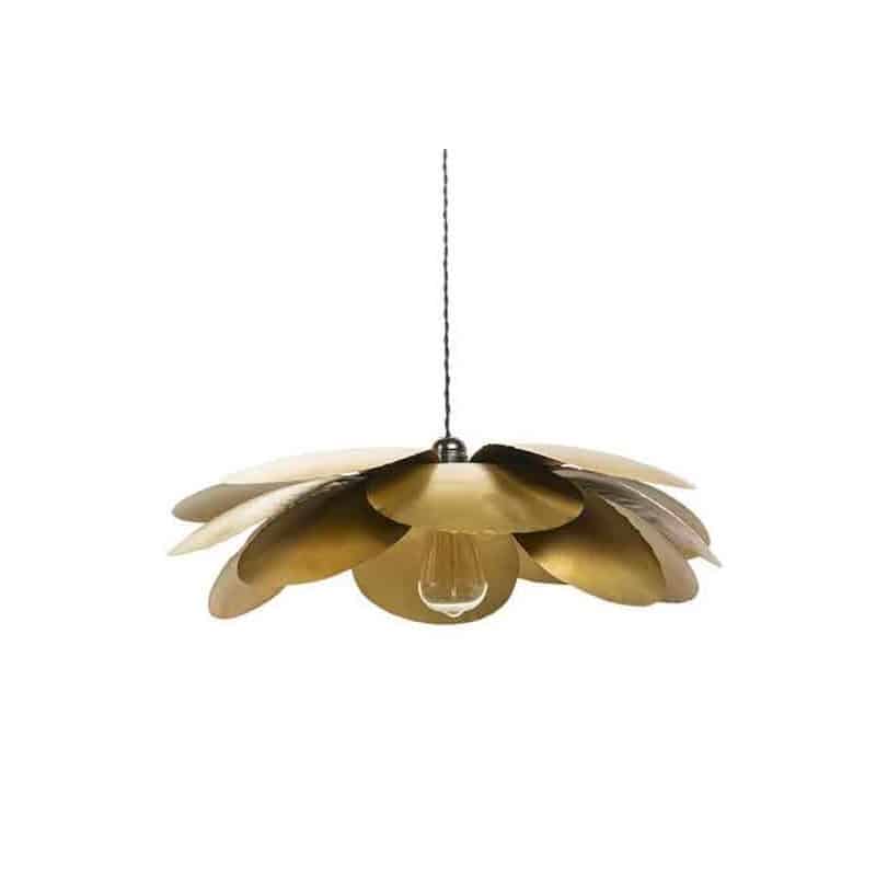 Ceiling lamp brass flower
