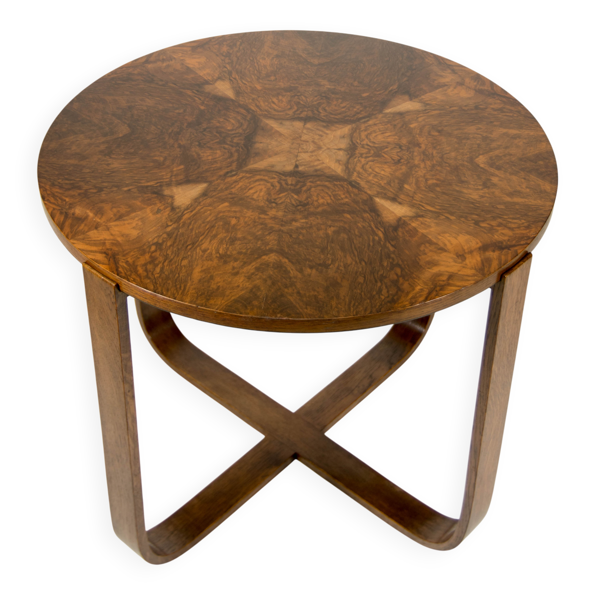 Art Deco Coffee Table H 168 by Halabala for UP Zavody, 1930s