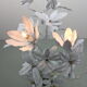 Flower Brass Floor Lamp, 1970s