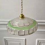 3 green granite glass suspensions 50-60s