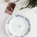 Round iron earth dish Longwy Cyrano