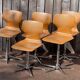 Vintage adjustable Pagholz workshop chair – 1970s industrial design