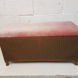 Lloyd loom chest bench