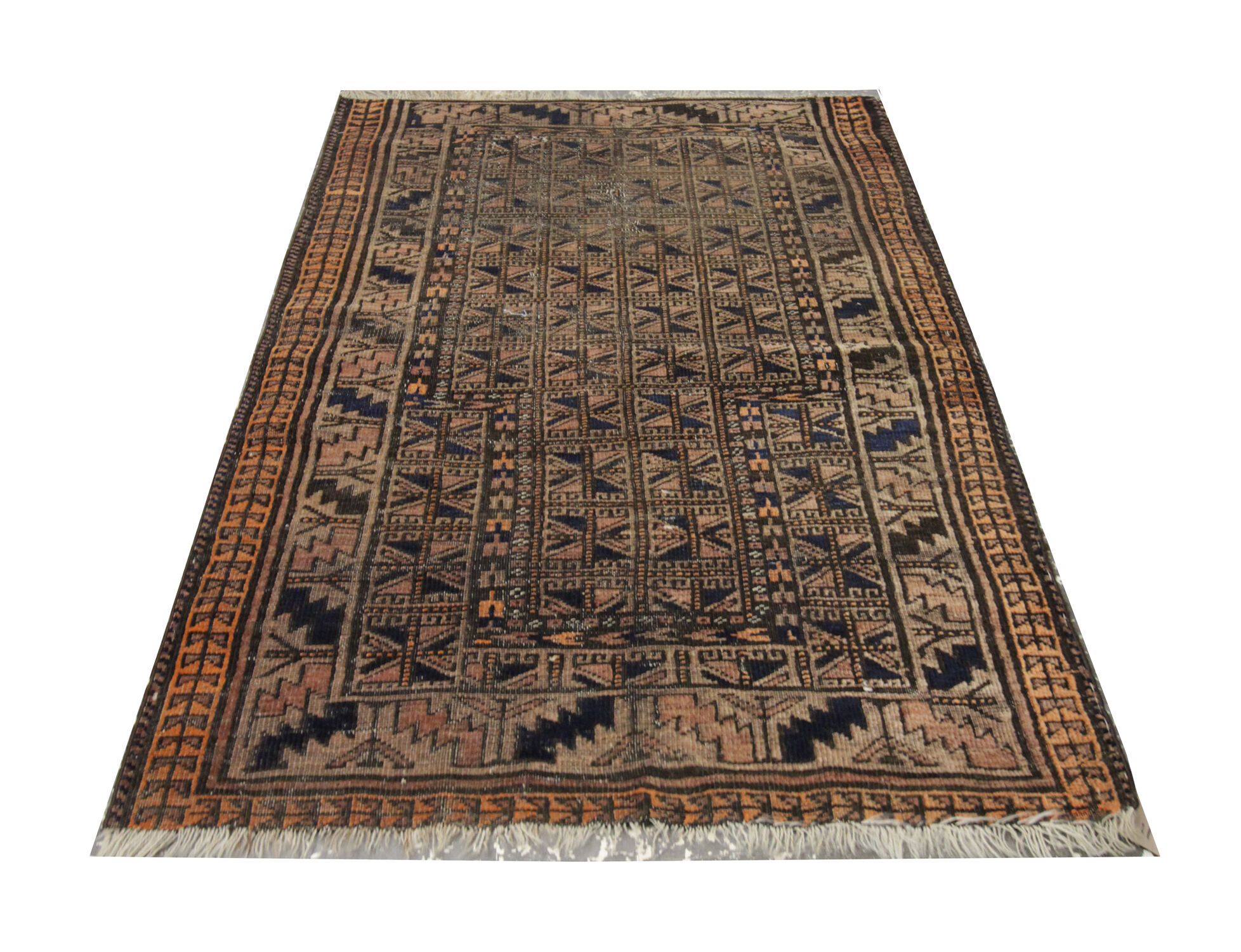 Handmade afghan balouch area rug - 79x118cm
