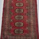 Tapis de couloir turc en laine rouge
