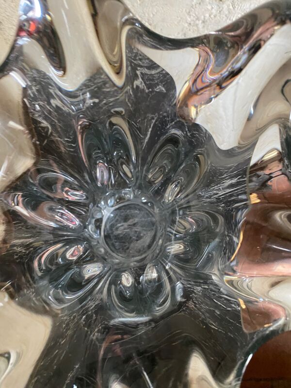 Vase girafe en cristal de vannes