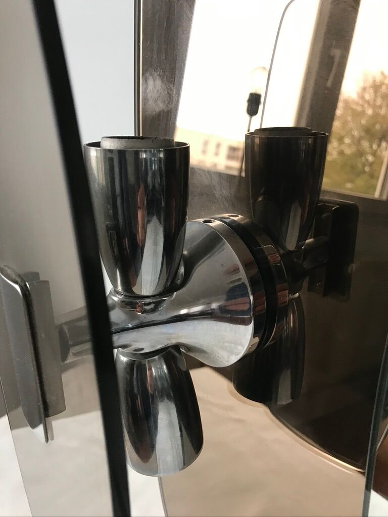 Veca smoked bathroom mirror 79x59cm