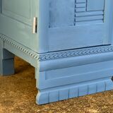 Blue wardrobe art deco 1930