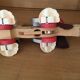 Snoopy Ficher Price wooden dog to shoot