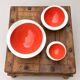 Set of 3 Flow ceramic bowls by Olav Slingerland – Dutch design