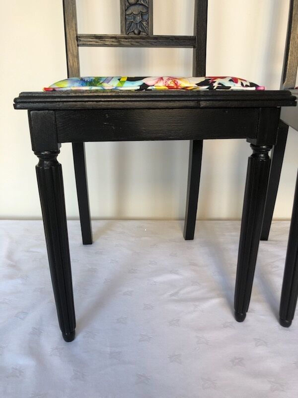 Art deco chairs jean paul gaultier fabric