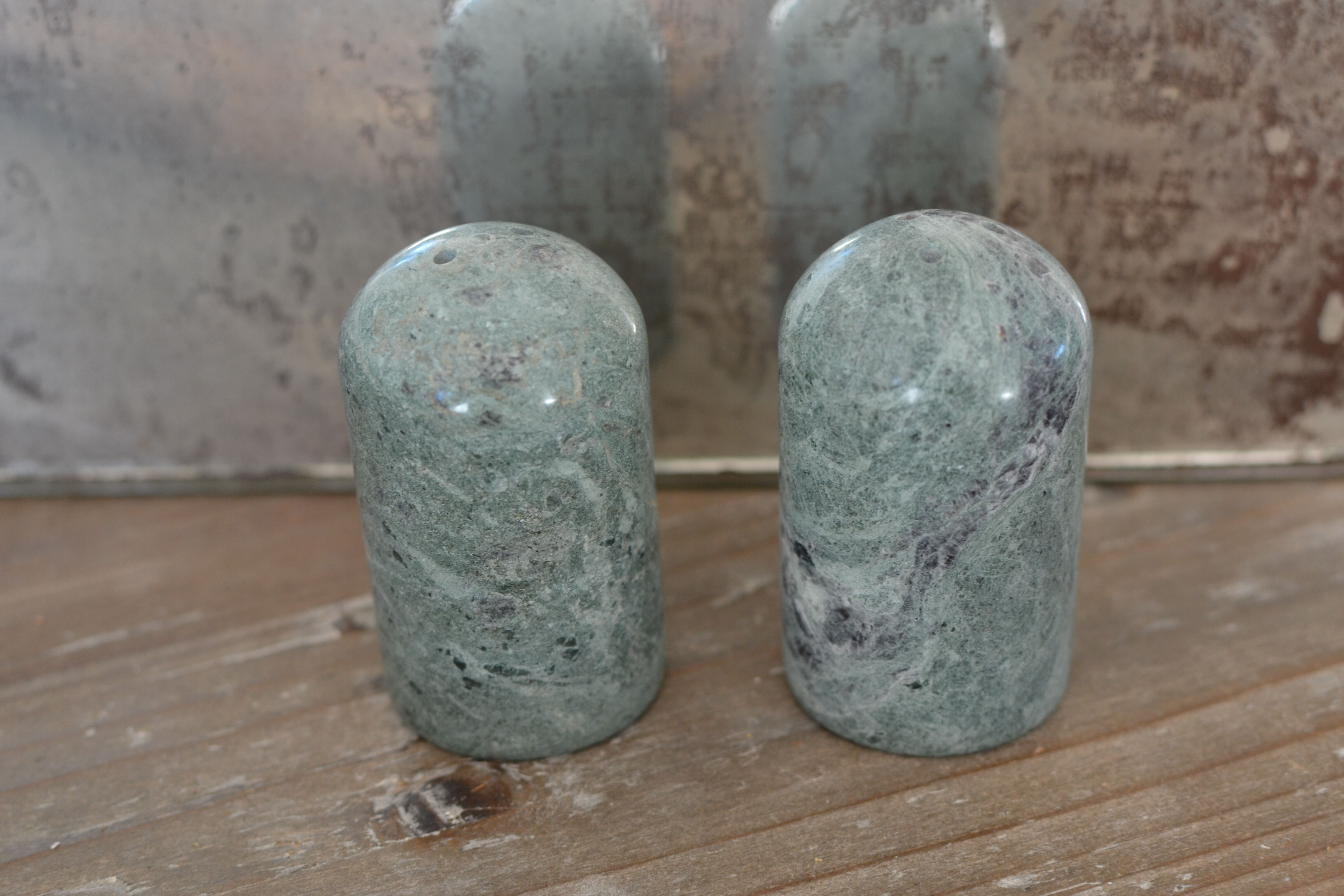 Marble salt and pepper shaker