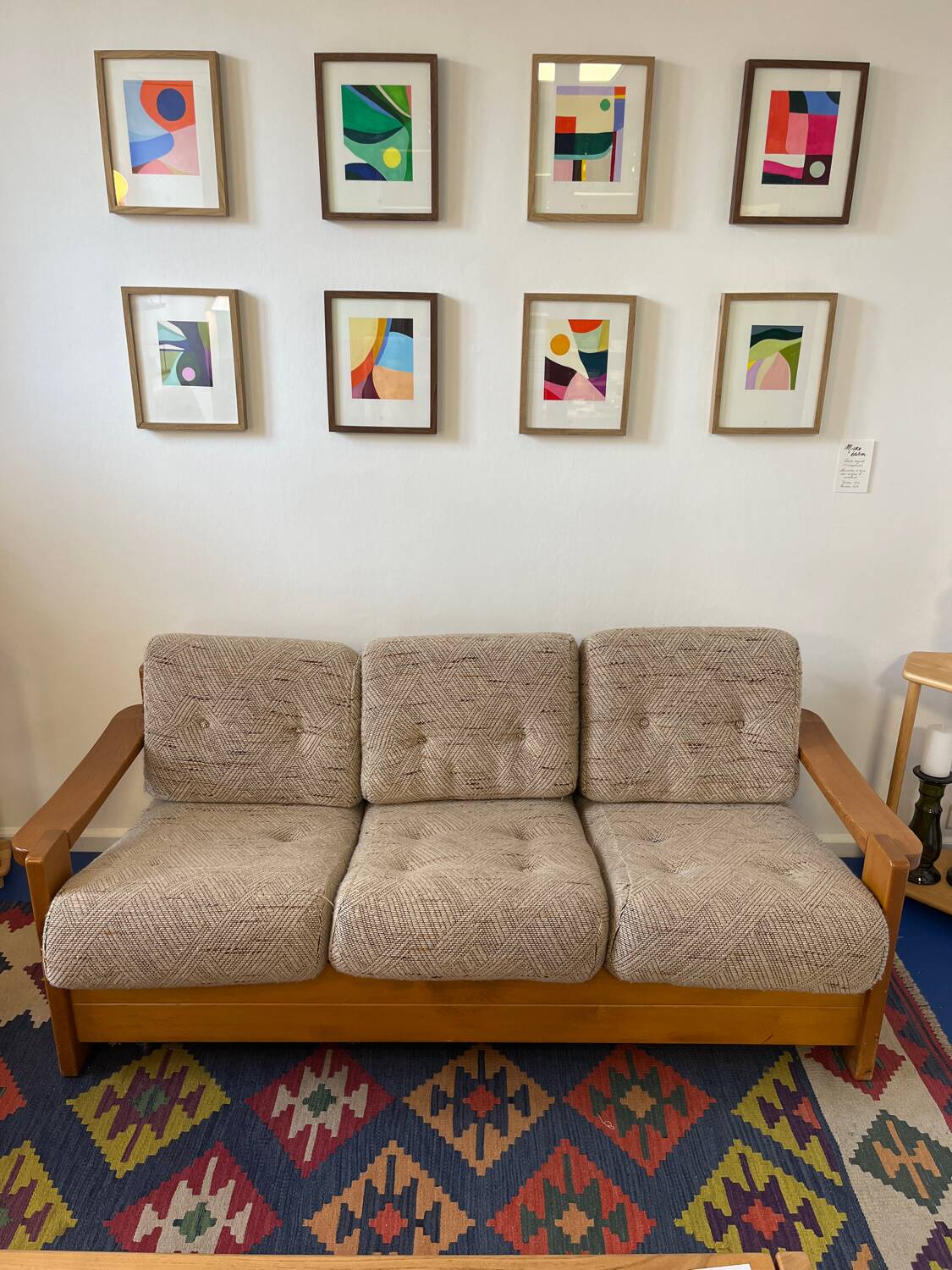 Maison Regain convertible sofa in solid elm