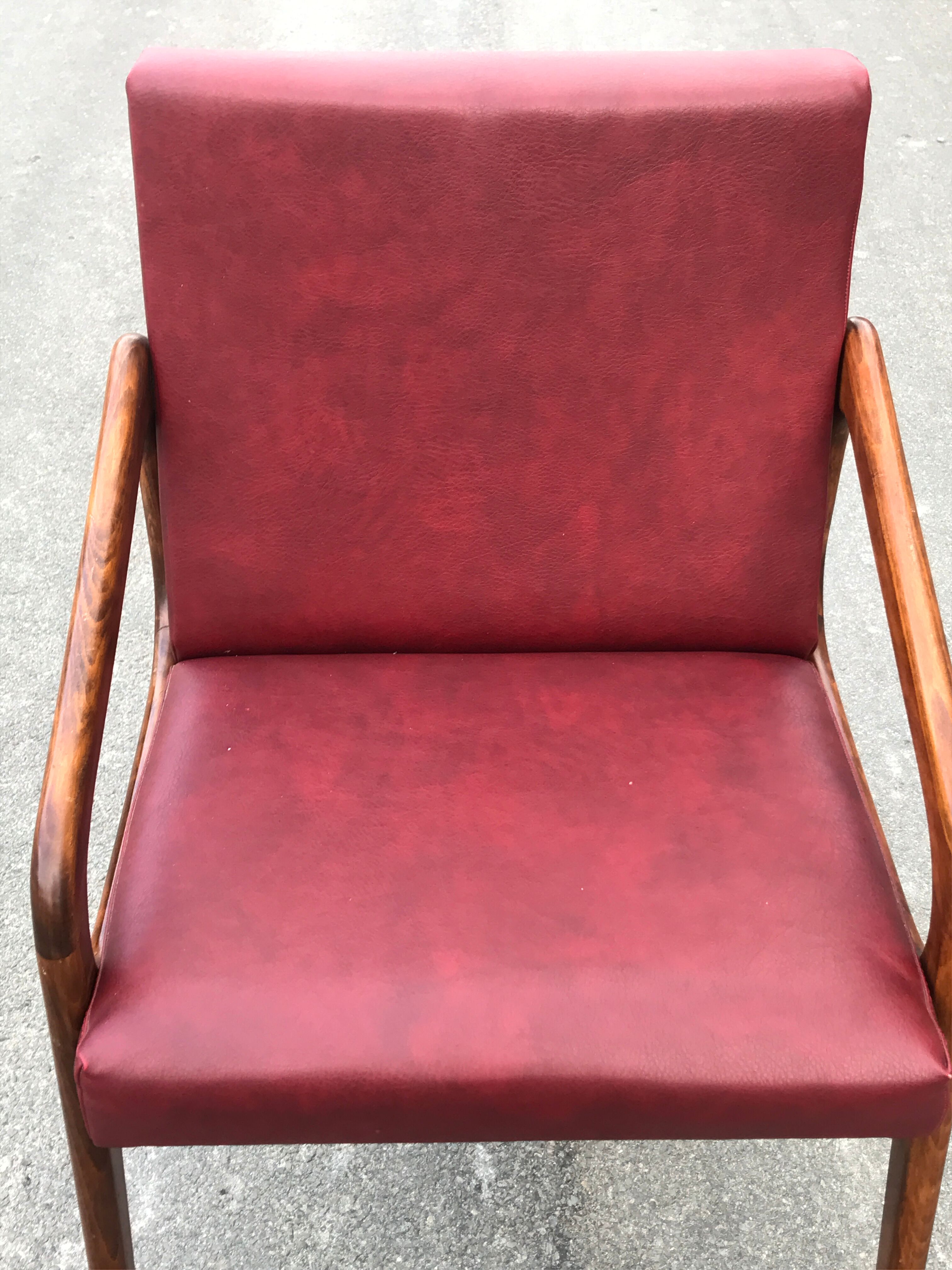 Vintage stella armchair design 1960