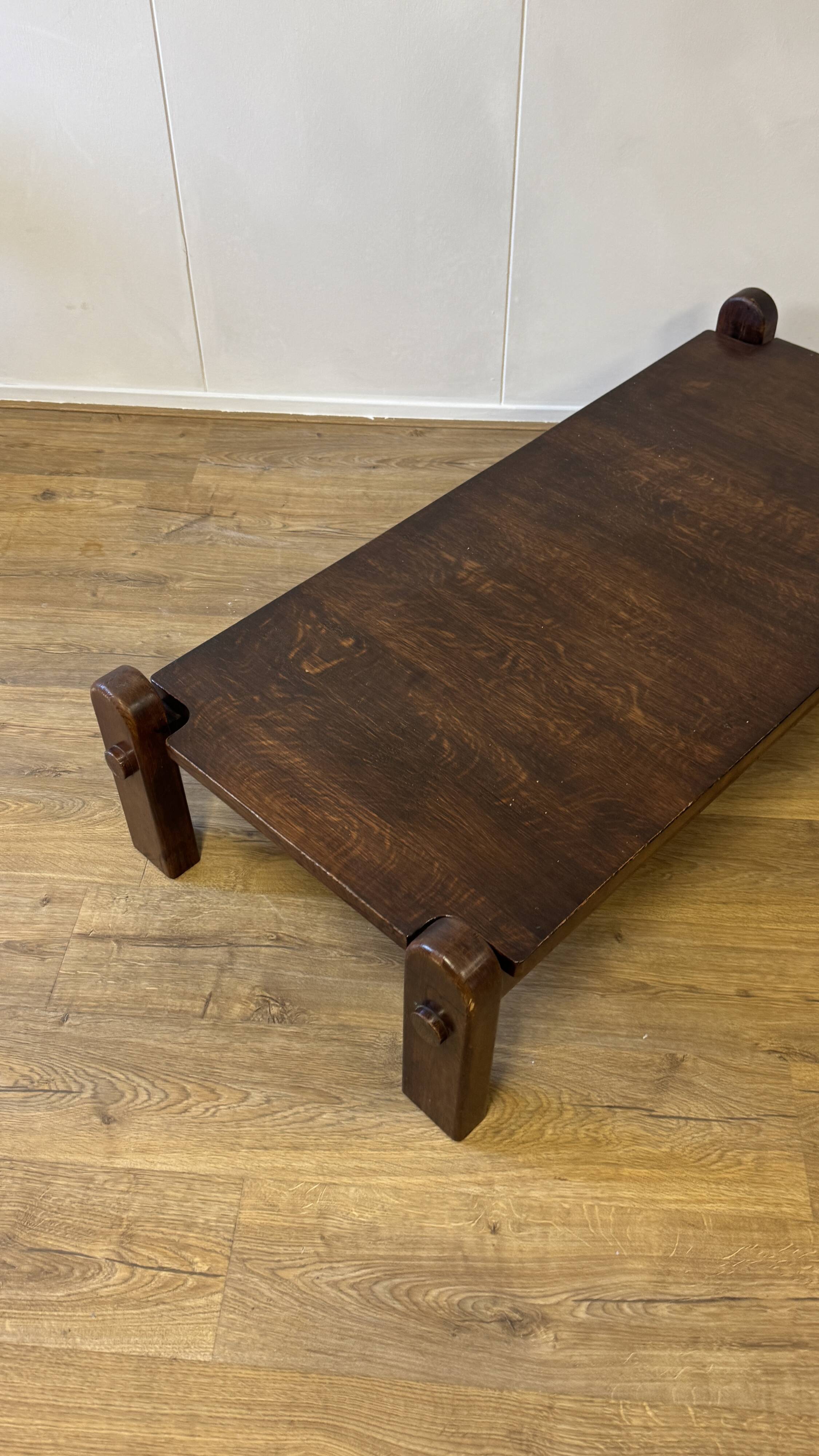 Vintage brutalist coffee table