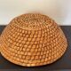 Woven straw basket
