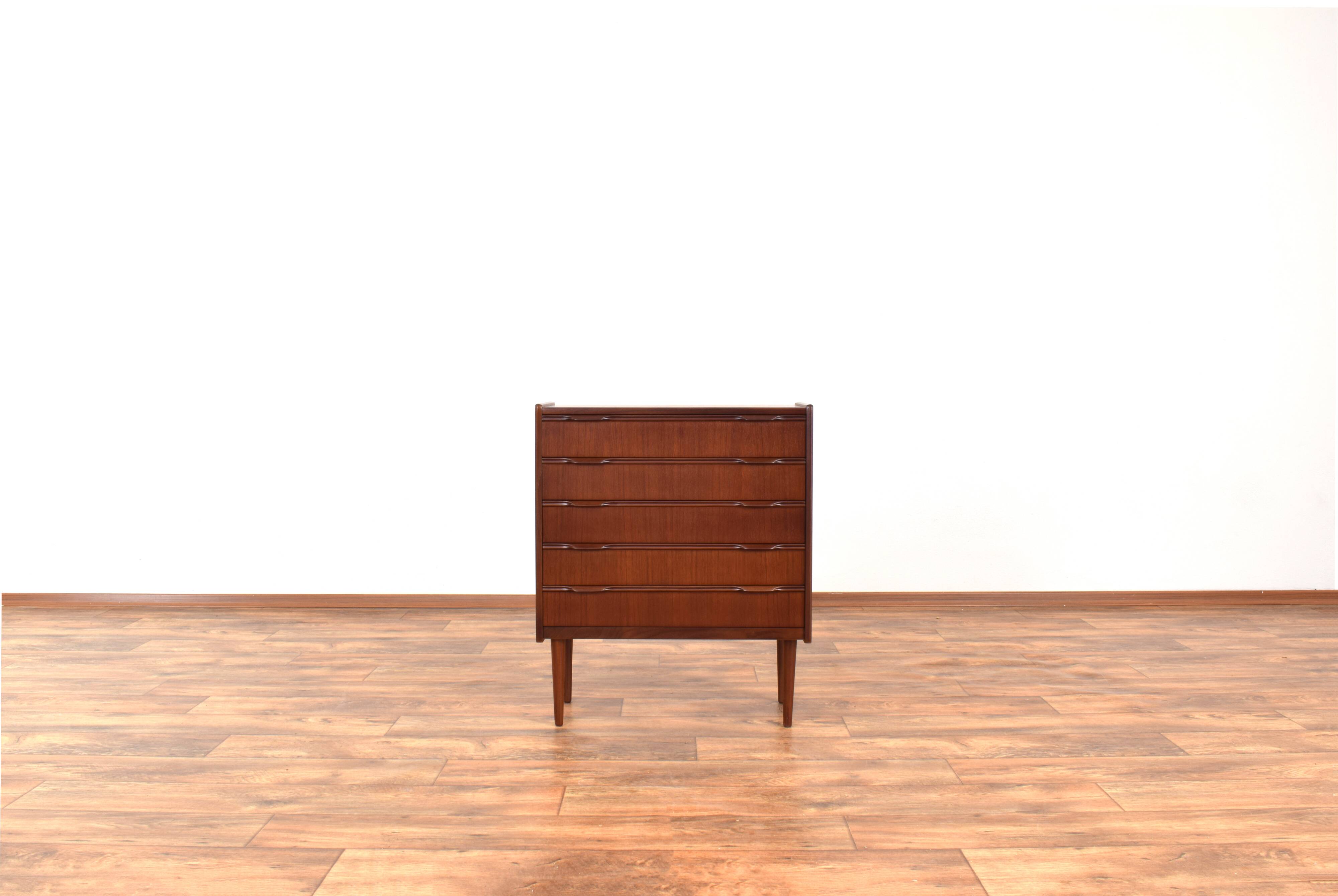 Mid-Century Danish Teak Chest of Drawers, 1960s.
