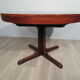 Table ronde en palissandre pied central