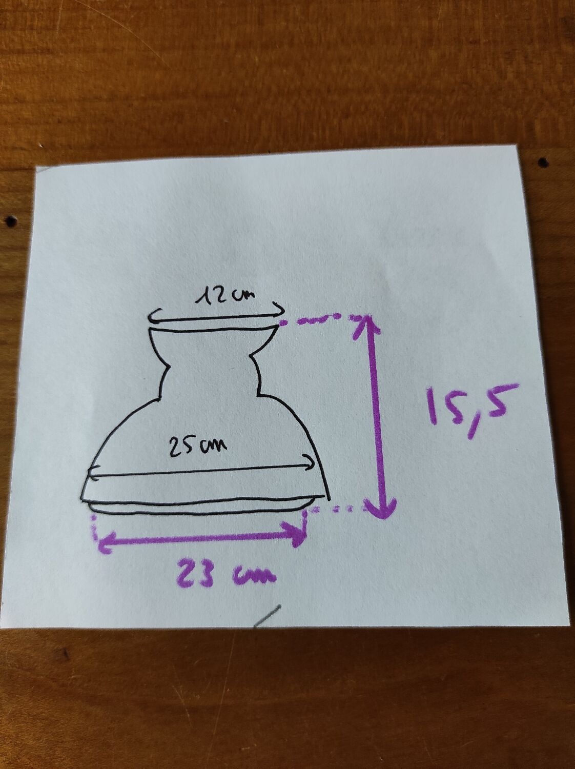 Red colored glass globe