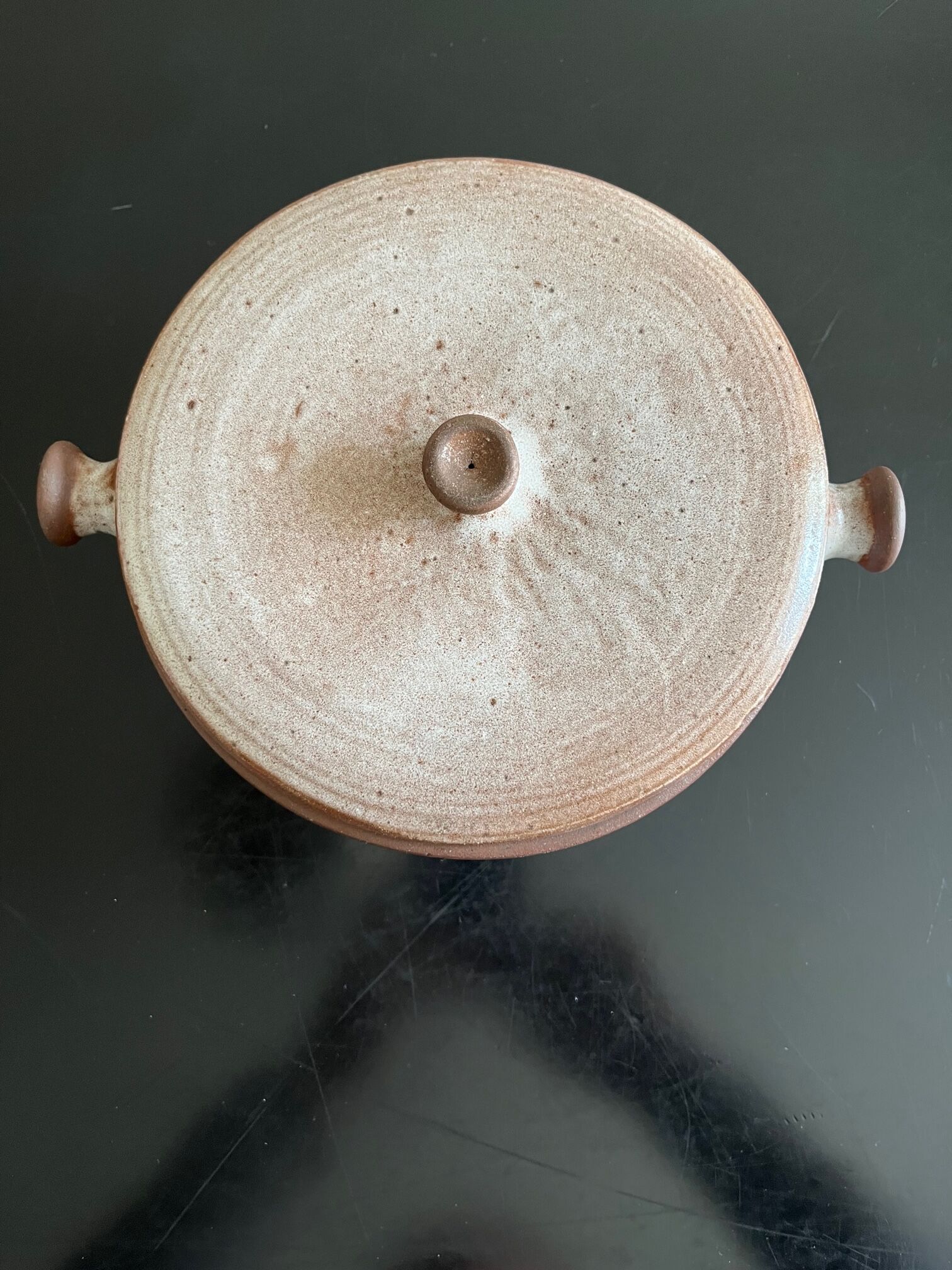 Ceramic covered pot pierlot ratilly workshop