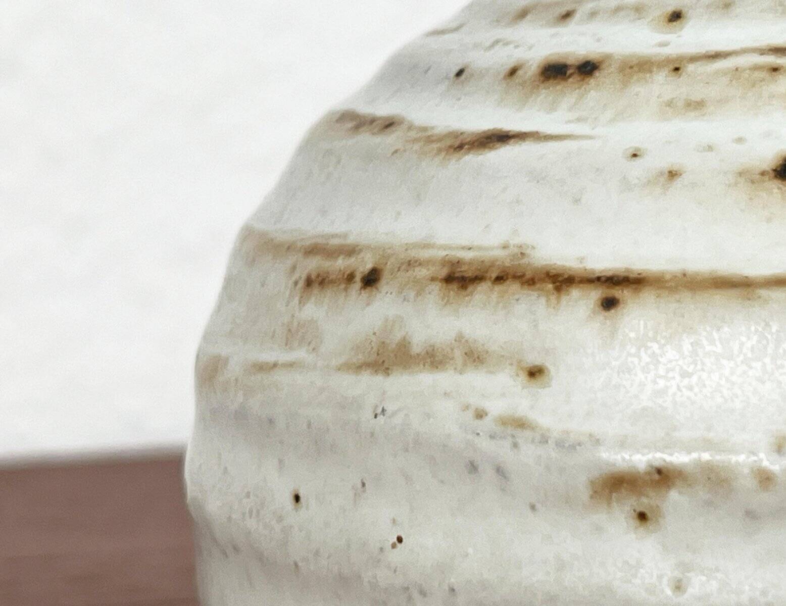 Mid-century modern pottery oil lamp by Ulla Nilsson for Arvika, 1960s.