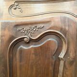 Regency style storage cabinet in solid walnut 20th century