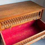 Rattan chest of drawers