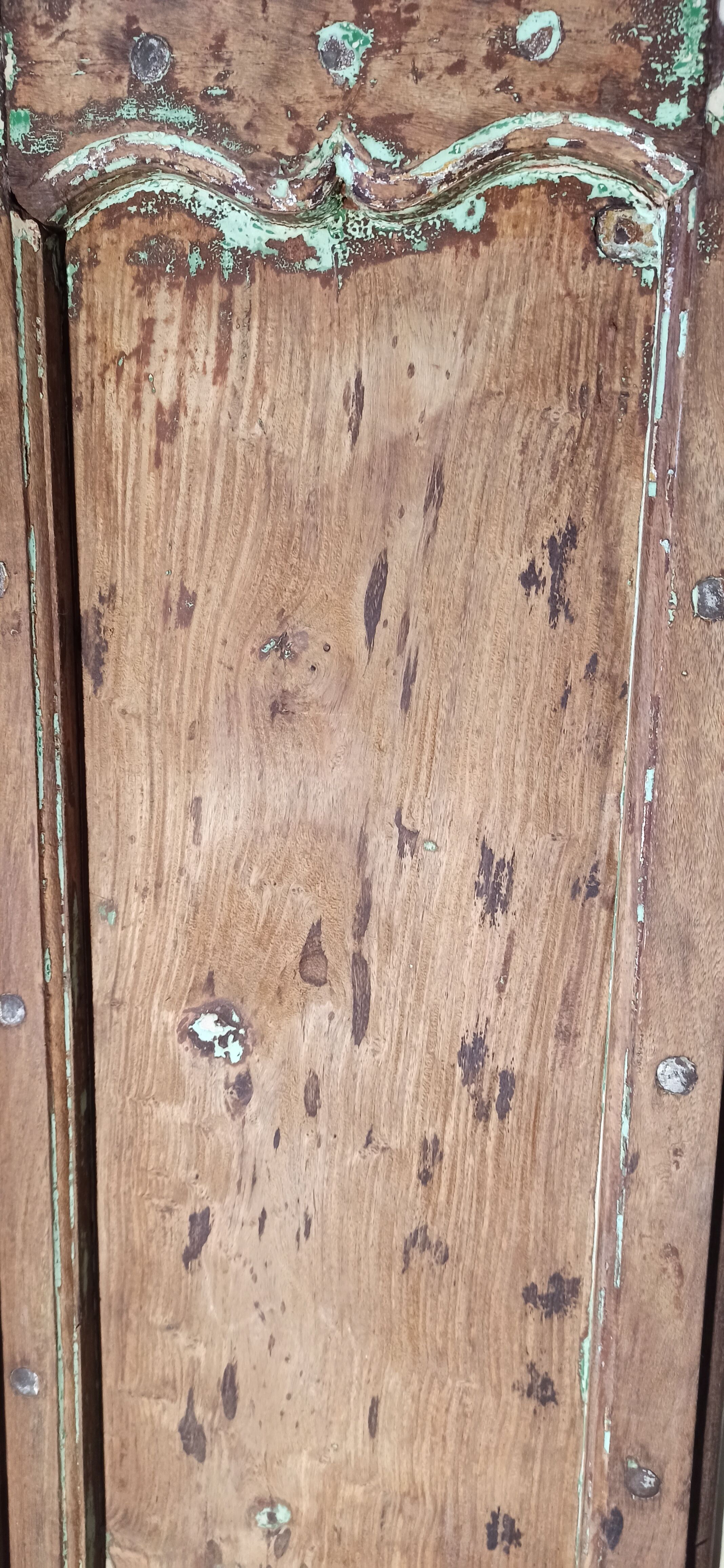 Old wooden door