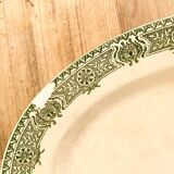 Plat oval Longwy