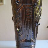 Vase sculpture from the artist residencies at the Ravel pottery workshop.