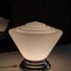 Plafonnier opaline style Bauhaus - début XXéme