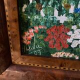 Pair of signed “garden” paintings from 1989