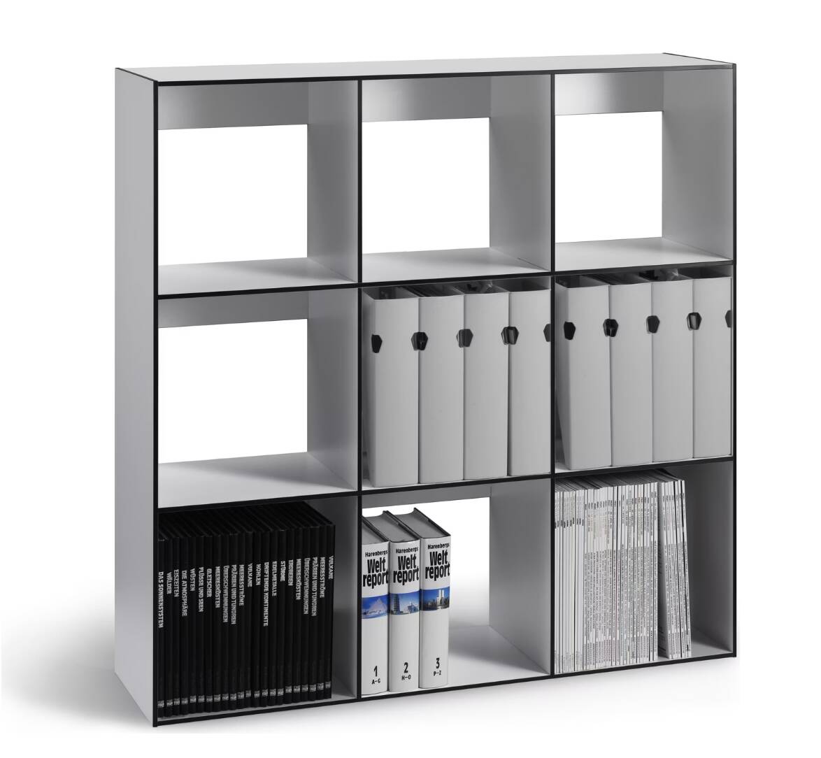 Bibliothèque design Hans Hansen HP 3×3 – 4 modules