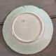 1 plate Marguerite in majolica/slip