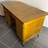 Teacher's desk and chair