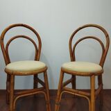 1970s bamboo chairs