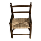 Fauteuil enfant en bois de hêtre et paille