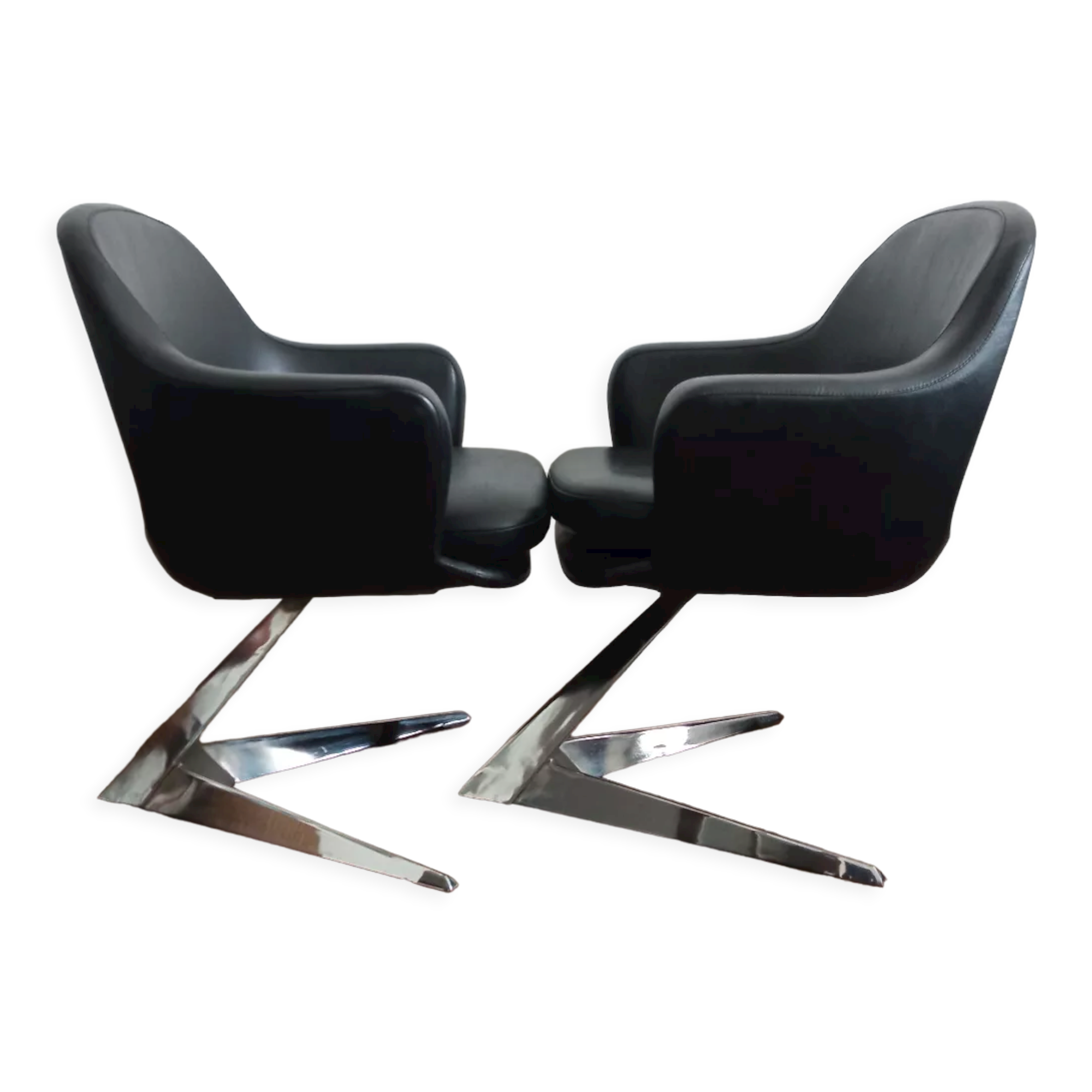 Waiting room chairs of the Concorde 1960