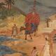 Oriental painting 1949 R.Pécoux Oasis