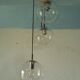 Ceiling light 3 globes in blown glass of the 1970s