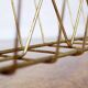 Metal magazine rack, wooden handle
