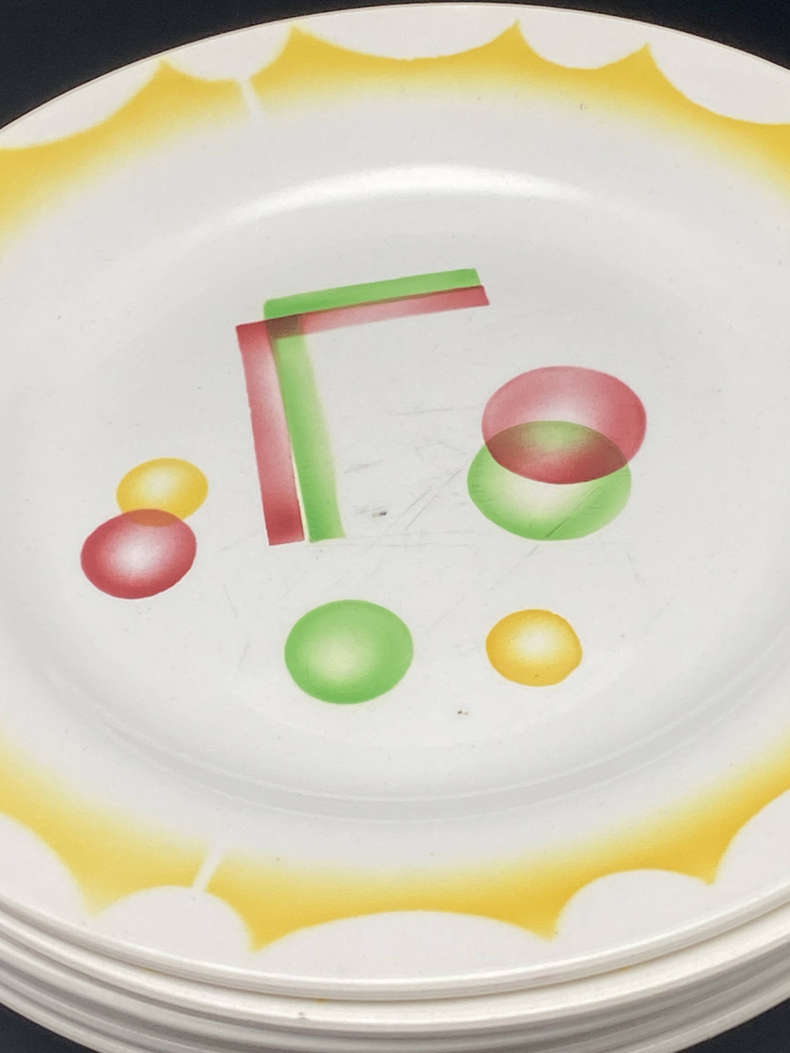 Dinner plates “Planètes” Collection Digoin Sarreguemines – MPM0324VLP1
