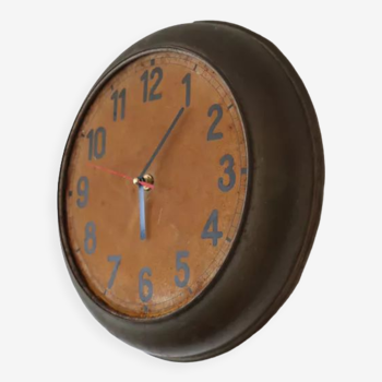 Brass wall clock 1950