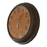 Brass wall clock 1950